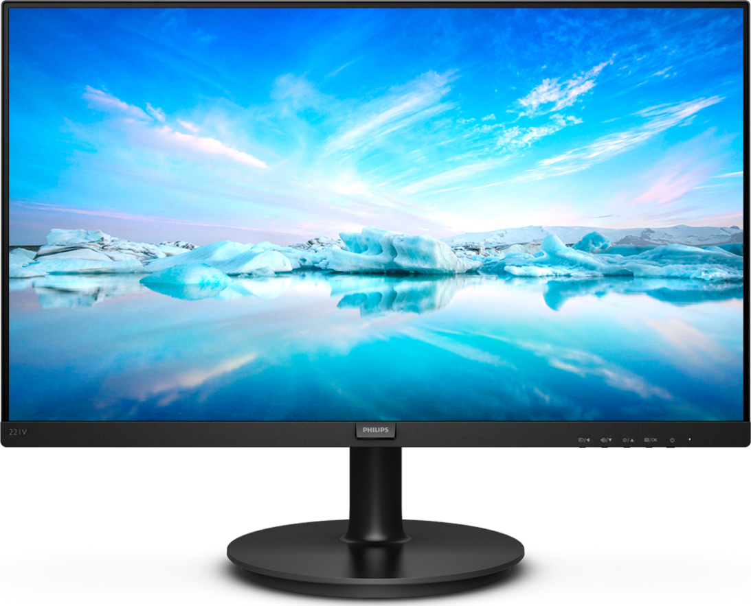 Philips V-Line 221V8 VA Monitor 21.5 FHD 1920x1080 με Χρόνο Απόκρισης 4ms GTG