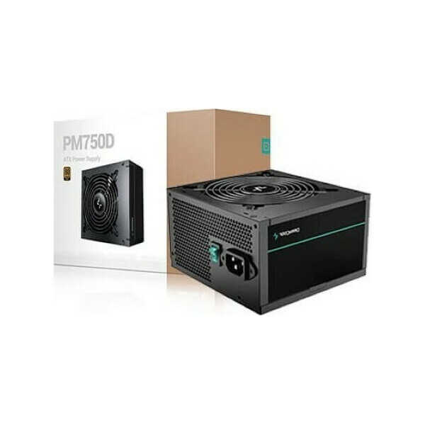 Deepcool PM750D 750W Μαύρο Τροφοδοτικό Υπολογιστή Full Wired 80 Plus Gold