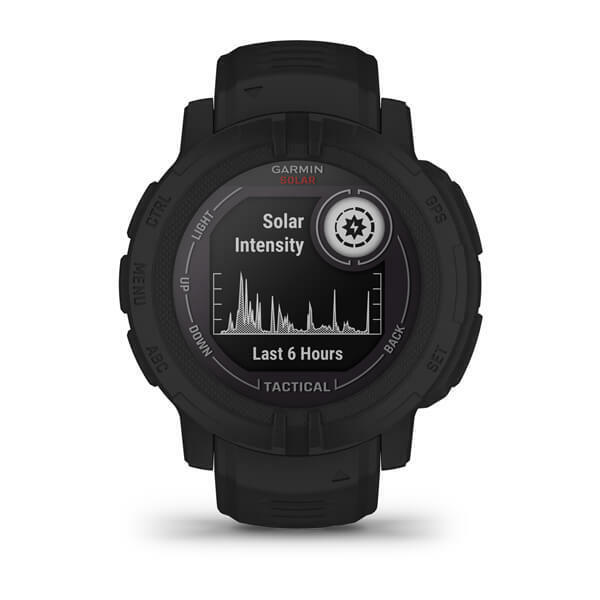 Garmin Instinct 2 Solar Tactical Edition 45mm Αδιάβροχο Smartwatch με Παλμογράφο Black