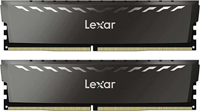Lexar Thor DDR4 16GB RAM με 2x8GB Modules και Ταχύτητα 3200 για Desktop Κωδικός LD4BU008G-R3200GDXG