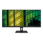 AOC U34E2M/BK VA Monitor 34 3440x1400 με Χρόνο Απόκρισης 4ms GTG