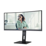 AOC CU34P3CV VA Curved Monitor 34 QHD 3440x1440 με Χρόνο Απόκρισης 4ms GTG