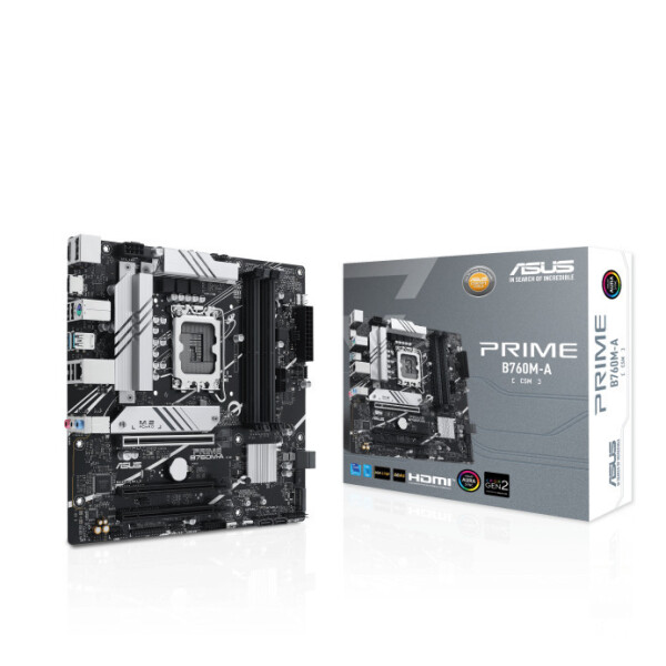 Asus Prime B760M-A-CSM Motherboard Micro ATX με Intel 1700 Socket 90MB1EK0-M0EAYC