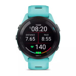 Garmin Forerunner 265 46mm Αδιάβροχο Smartwatch με Παλμογράφο Aqua/Black