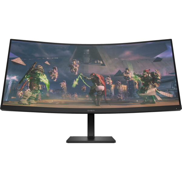 HP OMEN 34c Ultrawide VA HDR Curved Gaming Monitor 34 QHD 3440x1440 165Hz με Χρόνο Απόκρισης 1ms GTG
