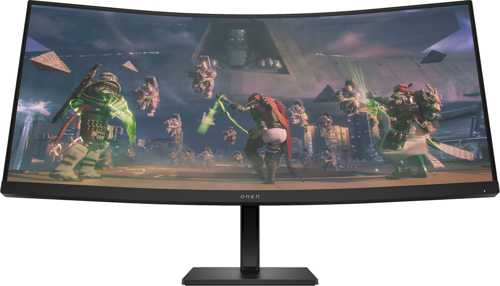 HP OMEN 34c Ultrawide VA HDR Curved Gaming Monitor 34 QHD 3440x1440 165Hz με Χρόνο Απόκρισης 1ms GTG