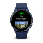 Garmin Vivoactive 5 Aluminium 42mm Αδιάβροχο Smartwatch με Παλμογράφο Royal Blue