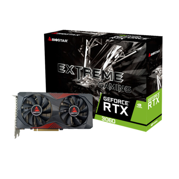 Biostar GeForce RTX 3060 12GB GDDR6 Κάρτα Γραφικών Κωδικός VN3606RML9