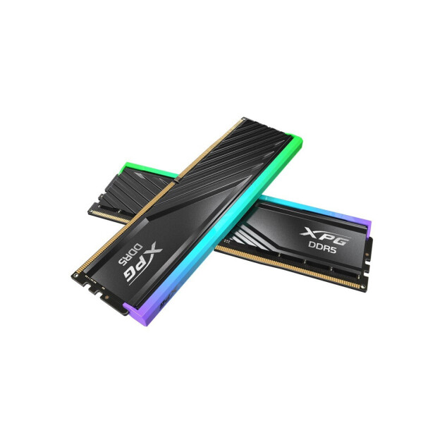 Adata Lancer RGB DDR5 32GB RAM με 2x16GB Modules και Ταχύτητα 6000 για Desktop Κωδικός AX5U6000C3016G-DTLABRBK