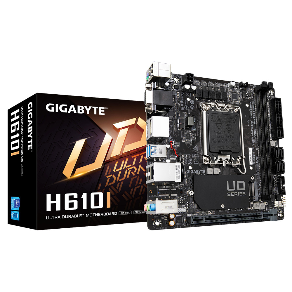 Gigabyte H610I Motherboard Mini ITX με Intel 1700 Socket