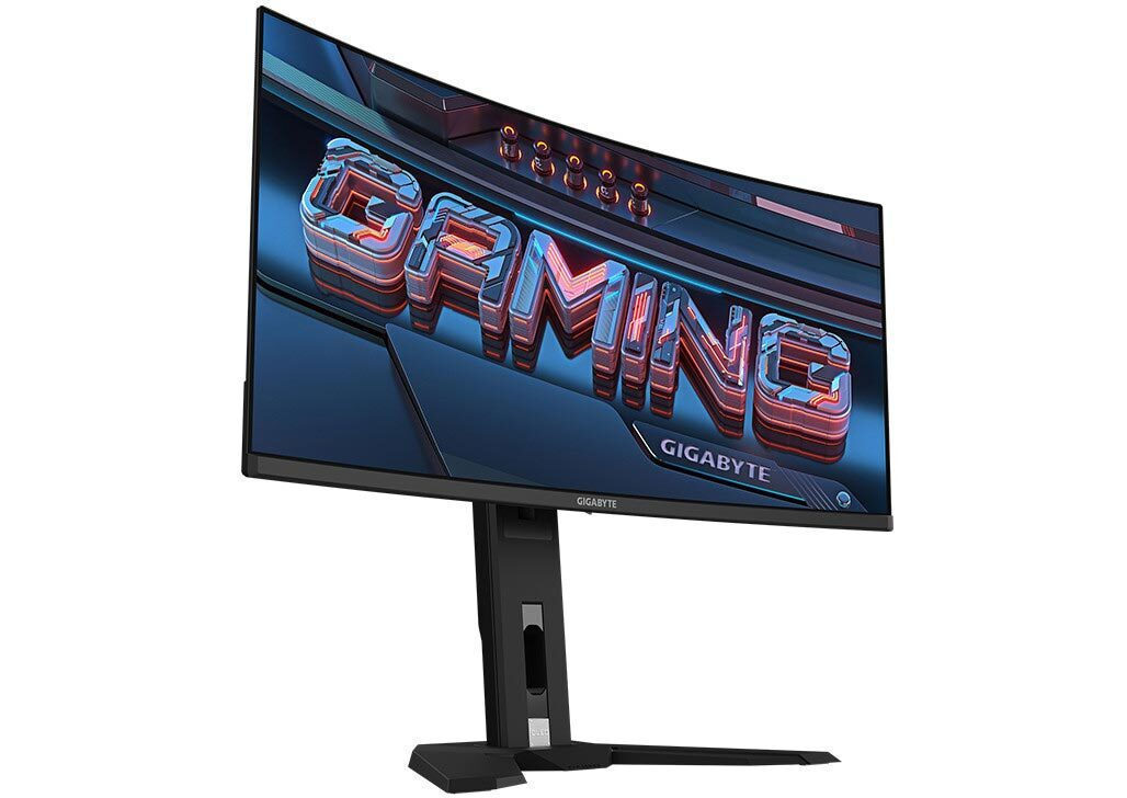 Gigabyte MO34WQC Ultrawide QD-OLED HDR Curved Monitor 34 QHD 3440x1440 175Hz με Χρόνο Απόκρισης 0.03ms GTG