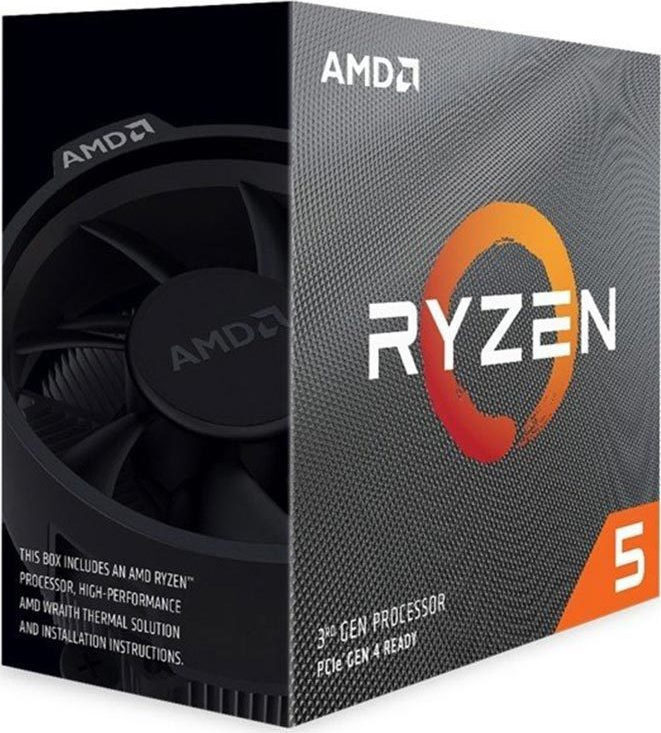 AMD Ryzen 5 3600 Wraith Spire Edition 3.6GHz Επεξεργαστής 6 Πυρήνων για Socket AM4 σε Κουτί με Ψύκτρα