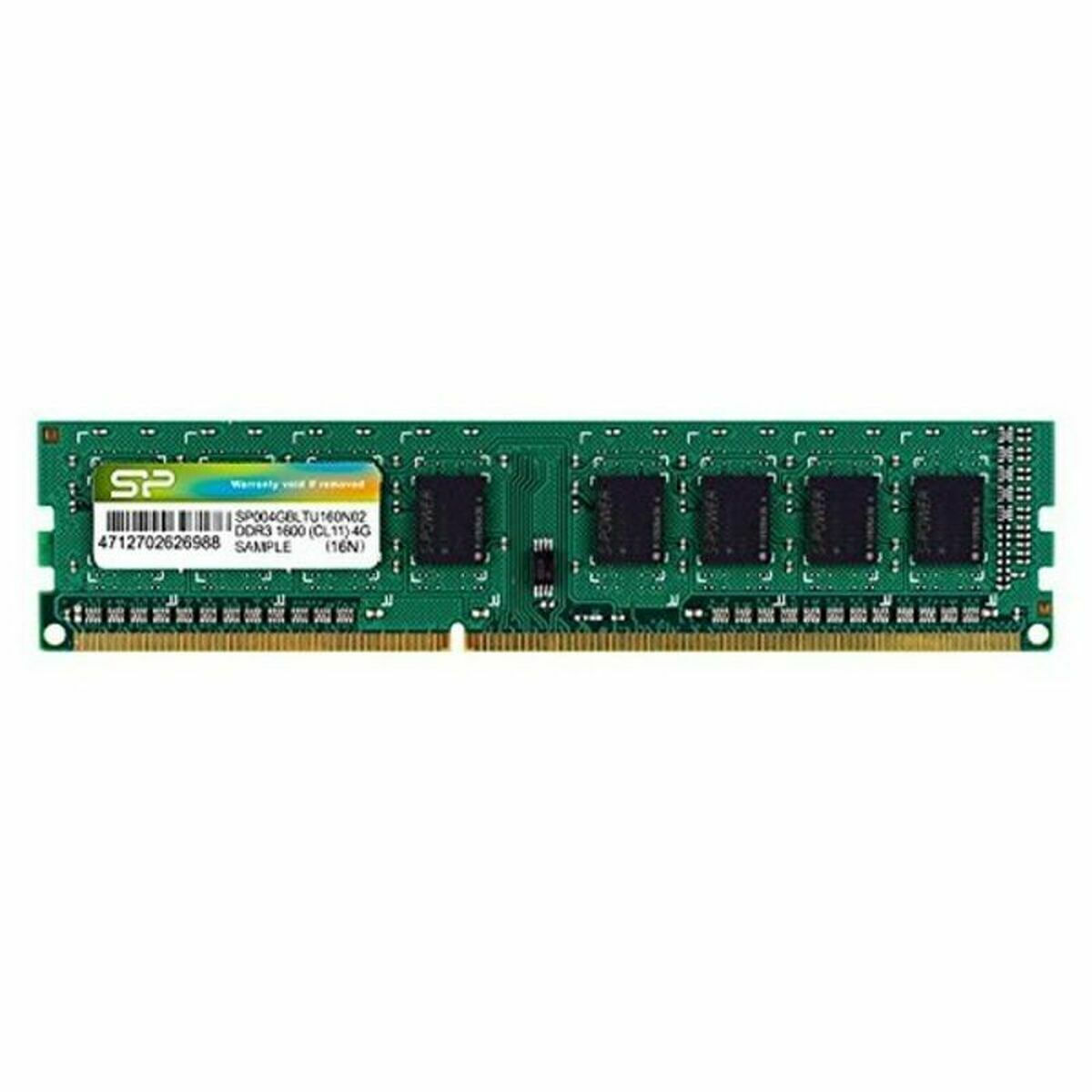 Silicon Power DDR3 με Module 1x4GB και Ταχύτητα 1600 για Desktop Κωδικός SP004GBLTU160N02