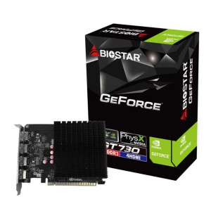 Biostar GeForce GT 730 4GB GDDR3 Κάρτα Γραφικών Κωδικός VN7313TG46