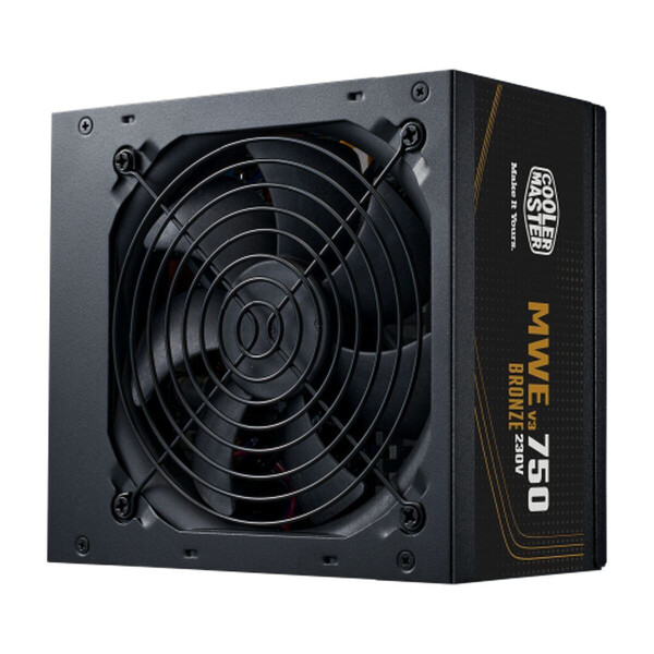 CoolerMaster MWE 750 Bronze v3 750W Μαύρο Τροφοδοτικό Υπολογιστή Full Wired 80 Plus Bronze
