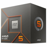 AMD Ryzen 5 8400F 4.2GHz Επεξεργαστής 6 Πυρήνων για Socket AM5 σε Κουτί με Ψύκτρα