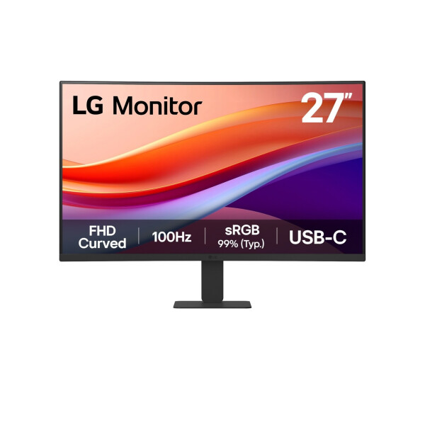 LG 27U421A-B VA HDR Curved Monitor 27 FHD 1920x1080 με Χρόνο Απόκρισης 5ms GTG