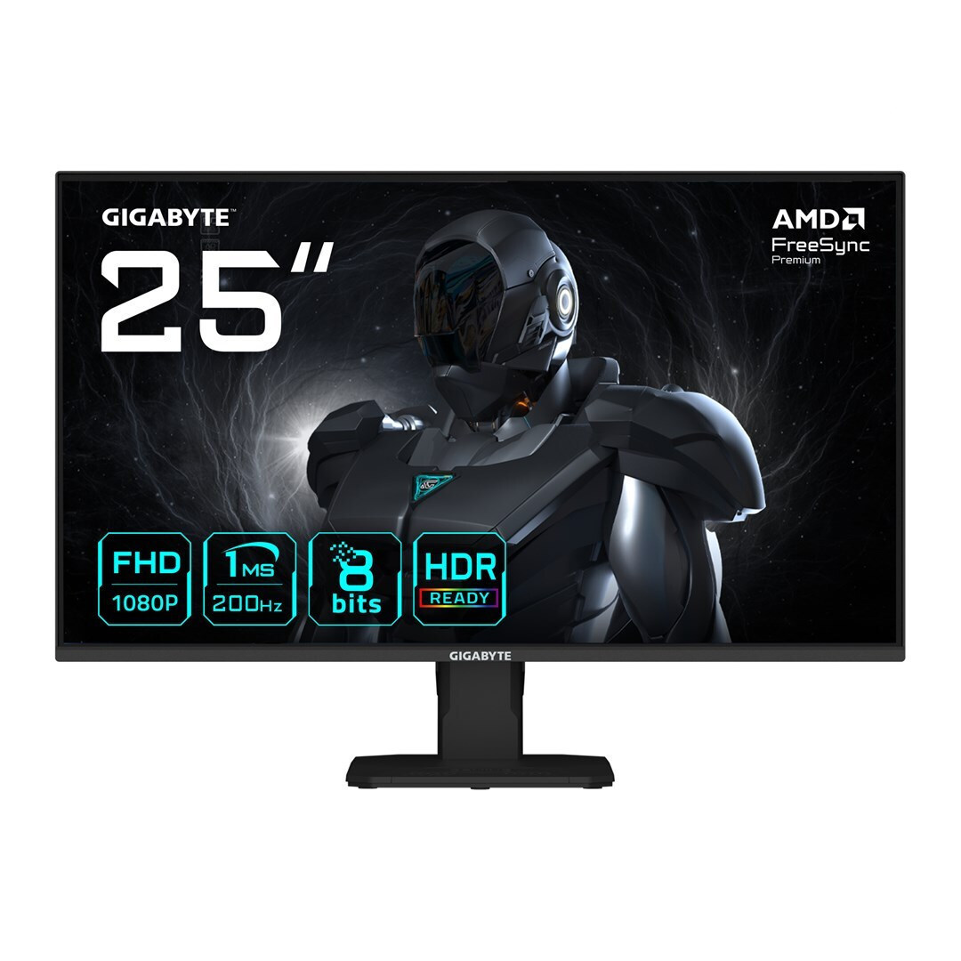 Gigabyte GS25F2 IPS HDR Gaming Monitor 25 FHD 1920x1080 200Hz με Χρόνο Απόκρισης 1ms GTG