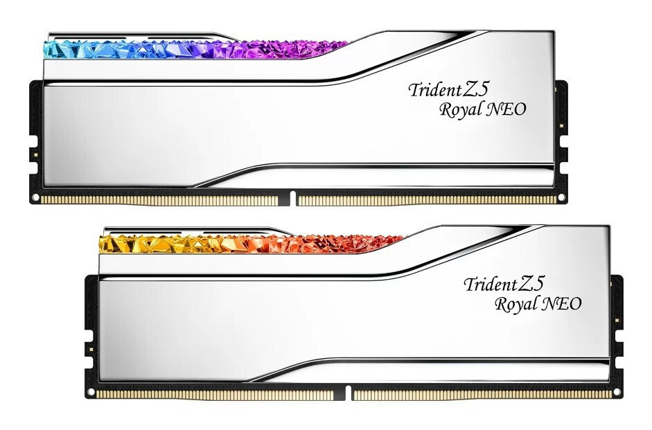 G.Skill Trident Z5 Royal Neo EXPO DDR5 64GB RAM με 2x32GB Modules και Ταχύτητα 6000 για Desktop Κωδικός F5-6000J2636H32GX2-TR5NS