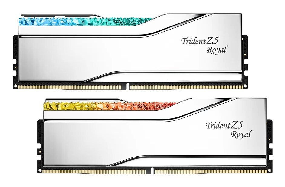 G.Skill Trident Z5 Royal DDR5 96GB RAM με 2x48GB Modules και Ταχύτητα 6800 για Desktop Κωδικός F5-6800J3446F48GX2-TR5S