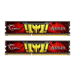 G.Skill Aegis DDR3 16GB RAM με 2x8GB Modules και Ταχύτητα 1333 για Desktop Κωδικός F3-1333C9D-16GIS