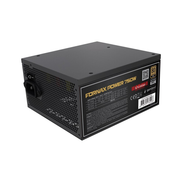 Gembird 750W Μαύρο Τροφοδοτικό Υπολογιστή Full Wired CCC-PSUGOLD-750W