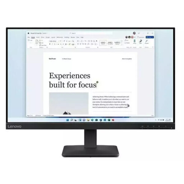 Lenovo L24-4e IPS Monitor 23.8 FHD 1920x1080 με Χρόνο Απόκρισης 4ms GTG