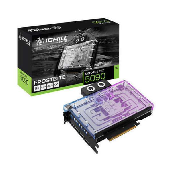 Inno 3D GeForce RTX 5090 32GB GDDR7 iChill Frostbite Κάρτα Γραφικών Κωδικός C50903-32D7X-1759FBP