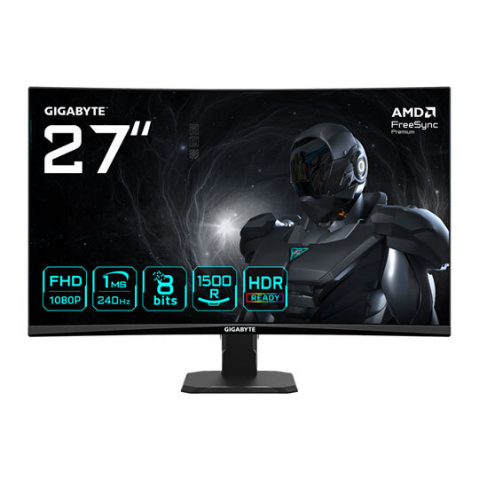 Gigabyte GS27FC2 VA HDR Curved Monitor 27 FHD 1920x1080 240Hz