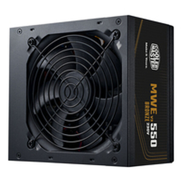 CoolerMaster MWE 550 Bronze V3 rev. 2.0 550W Μαύρο Τροφοδοτικό Υπολογιστή Full Wired 80 Plus Bronze