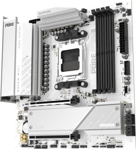 Sapphire Pure B850M WIFI Motherboard Micro ATX με AMD AM5 Socket 52123-02-40G