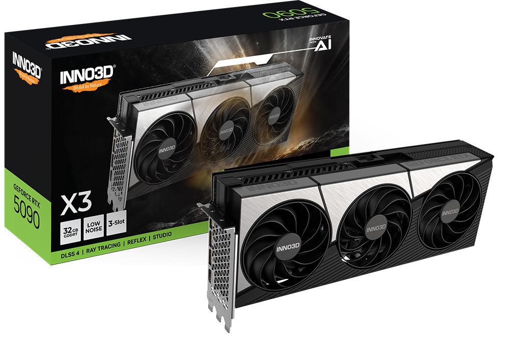 Inno 3D GeForce RTX 5090 32GB GDDR7 iChill X3 Κάρτα Γραφικών Κωδικός C50903-32D7X-175967H