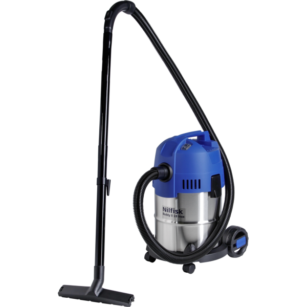 Nilfisk Buddy II 18 Σκούπα Υγρών / Στερεών 1200W με Ανοξείδωτο Κάδο 18lt Κωδικός 18451129