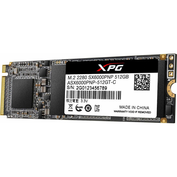 Adata XPG SX6000 Pro SSD 512GB M.2 NVMe PCI Express 3.0 Κωδικός ASX6000PNP-512GT-C