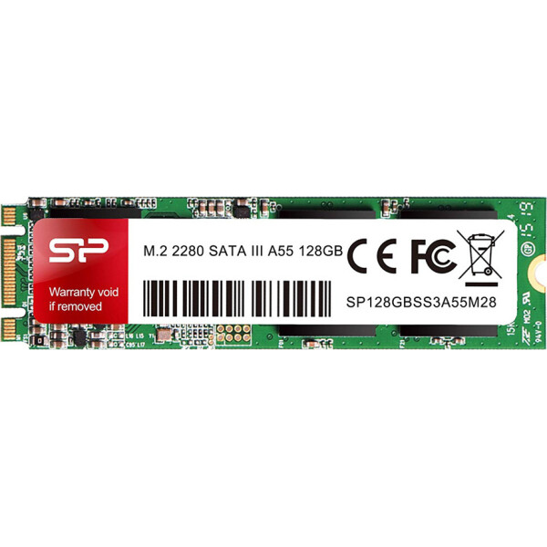 Silicon Power A55 SSD 128GB M.2 SATA III Κωδικός SP128GBSS3A55M28