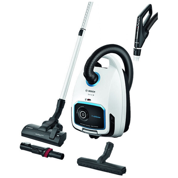 Bosch BGB6SIL1 Ηλεκτρική Σκούπα 700W με Σακούλα 4.5lt Λευκή