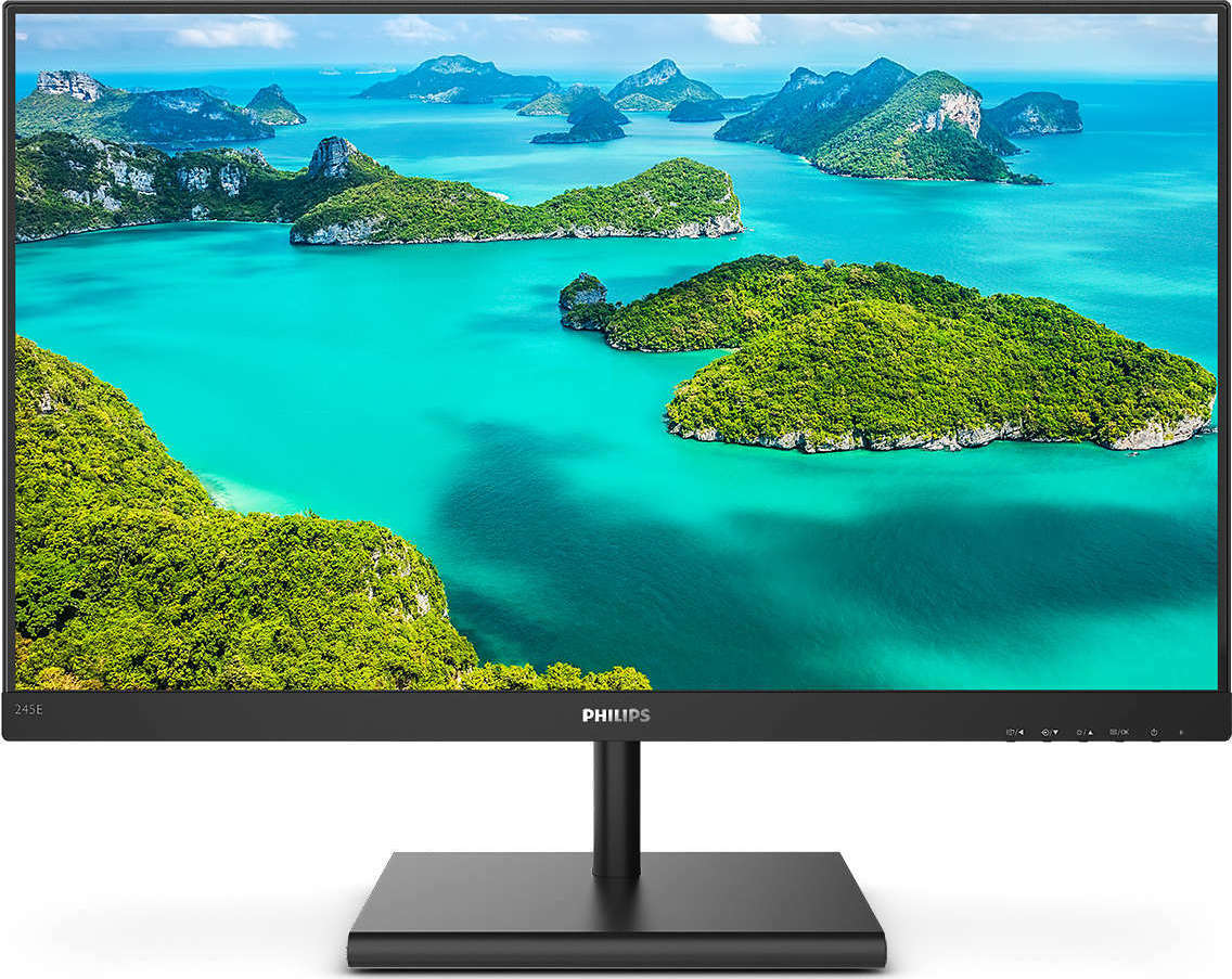 Philips E Line 245E1S IPS Monitor 24 QHD 2560x1440 με Χρόνο Απόκρισης 4ms GTG