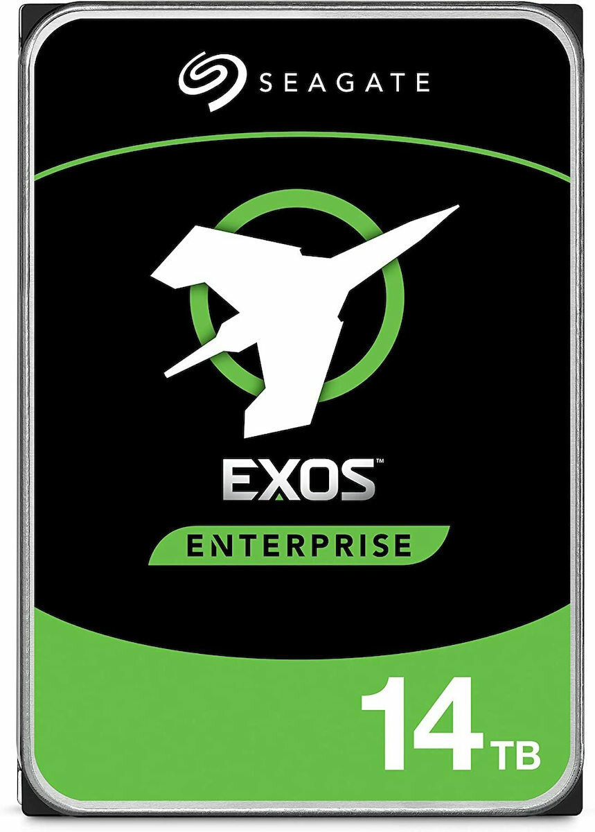 Seagate Exos X18 FastFormat 14TB HDD Σκληρός Δίσκος 3.5 SATA III 7200rpm με 256MB Cache για NAS / Server Κωδικός ST14000NM000J