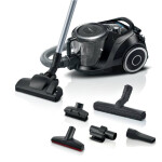 Bosch BGC41XSIL Ηλεκτρική Σκούπα 700W με Σακούλα 2.4lt Μαύρη