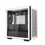 Deepcool CH370 Midi Tower Κουτί Υπολογιστή με Πλαϊνό Παράθυρο Λευκό