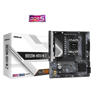 ASRock B650M-HDV/M.2 Motherboard Micro ATX με AMD AM5 Socket 90-MXBLA0-A0UAYZ