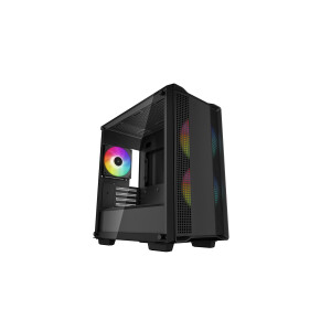 Deepcool CC360 ARGB Gaming Mini Tower Κουτί Υπολογιστή με Πλαϊνό Παράθυρο Μαύρο