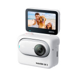 Insta360 GO 3 64GB Action Camera 2K Λήψης 360 Υποβρύχια με Οθόνη Αφής 2.2 και Wi-Fi Λευκή