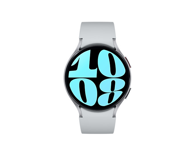 Samsung Galaxy Watch6 LTE Aluminium 44mm Αδιάβροχο με eSIM και Παλμογράφο Ασημί