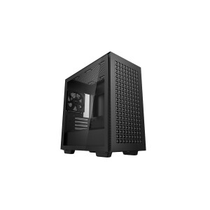 Deepcool CH370 Gaming Midi Tower Κουτί Υπολογιστή με Πλαϊνό Παράθυρο Μαύρο