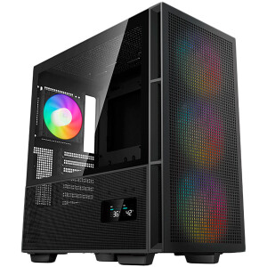 Deepcool CH560 Digital Gaming Midi Tower Κουτί Υπολογιστή με Πλαϊνό Παράθυρο και RGB Φωτισμό Μαύρο