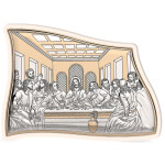 Slevori Εικόνα Ο Μυστικός Δείπνος Ασημένια 16x11.5εκ.