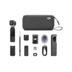 DJI Osmo Pocket 3 Creator Combo Action Camera 4K Ultra HD με Οθόνη Αφής 2 και Wi-Fi Μαύρη