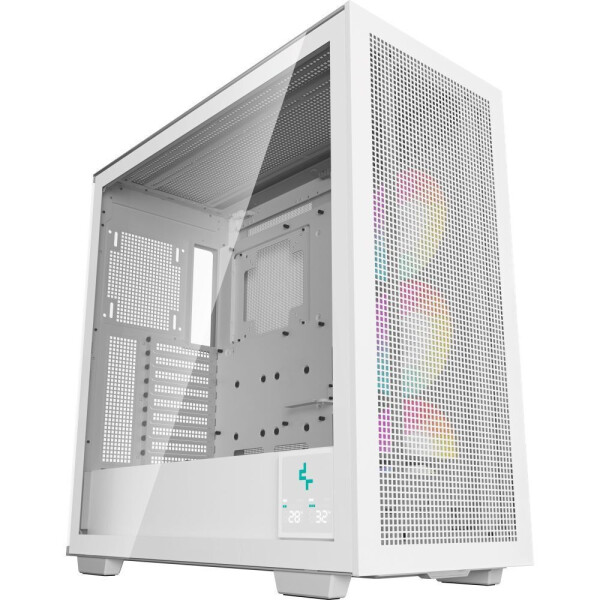 Deepcool Morpheus Gaming Full Tower Κουτί Υπολογιστή με Πλαϊνό Παράθυρο Λευκό