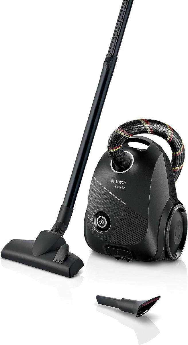 Bosch BGDS2CHAMP Ηλεκτρική Σκούπα 600W με Σακούλα 3.5lt Μαύρη